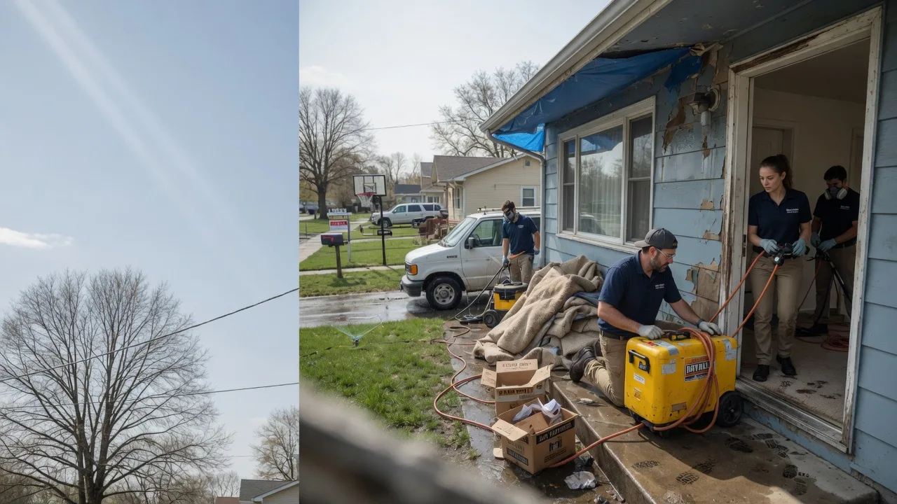 Basement Flood Cleanup in West Harrison, IN near me